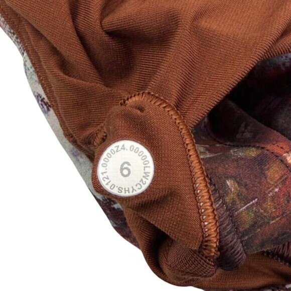 LULULEMON Wunder Train Long-Line Bra Medium Support Sz 6 Urbantricity Multi - Picture 7 of 8